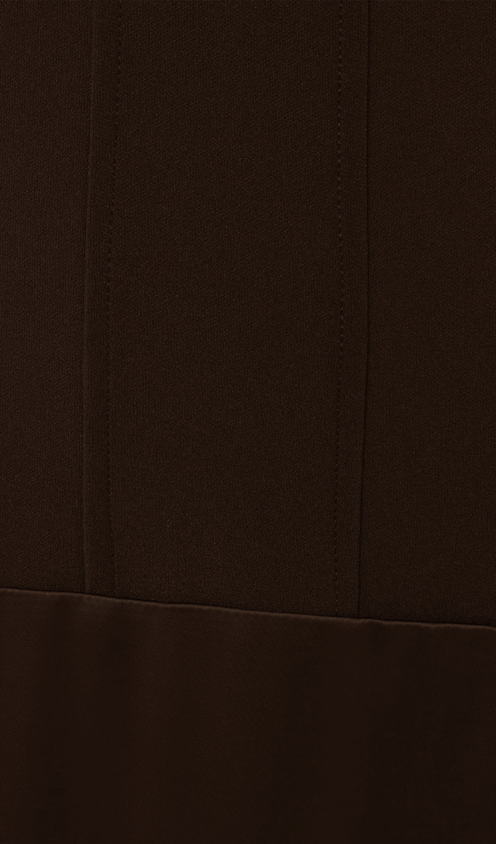 Knitted Satin Maxi Dress -Coffee