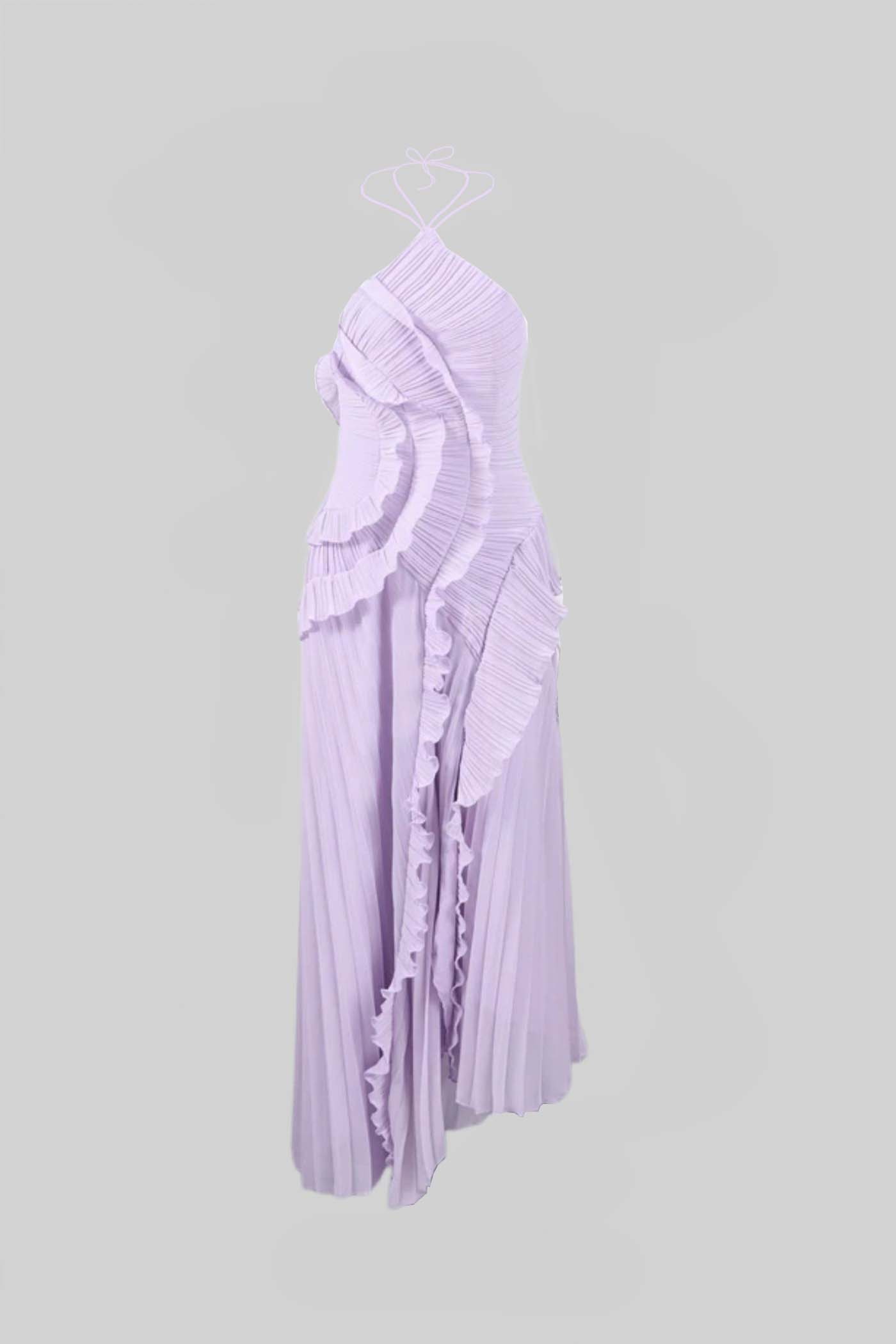 Lavendel Cascade Kleid