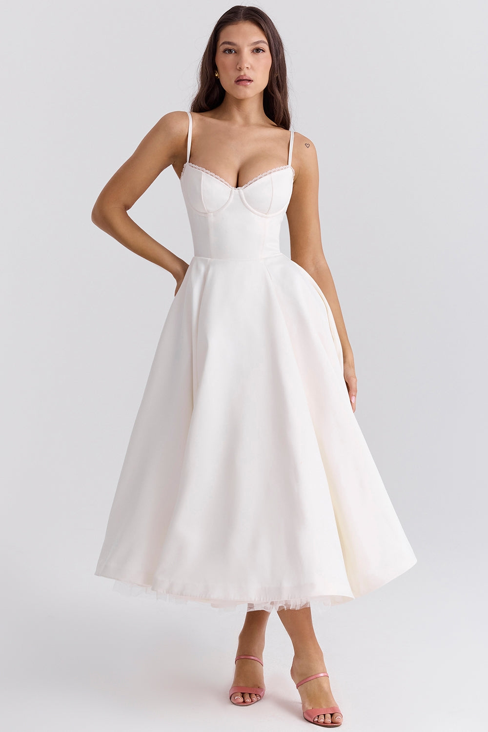 Cindy Tulle Midi Dress