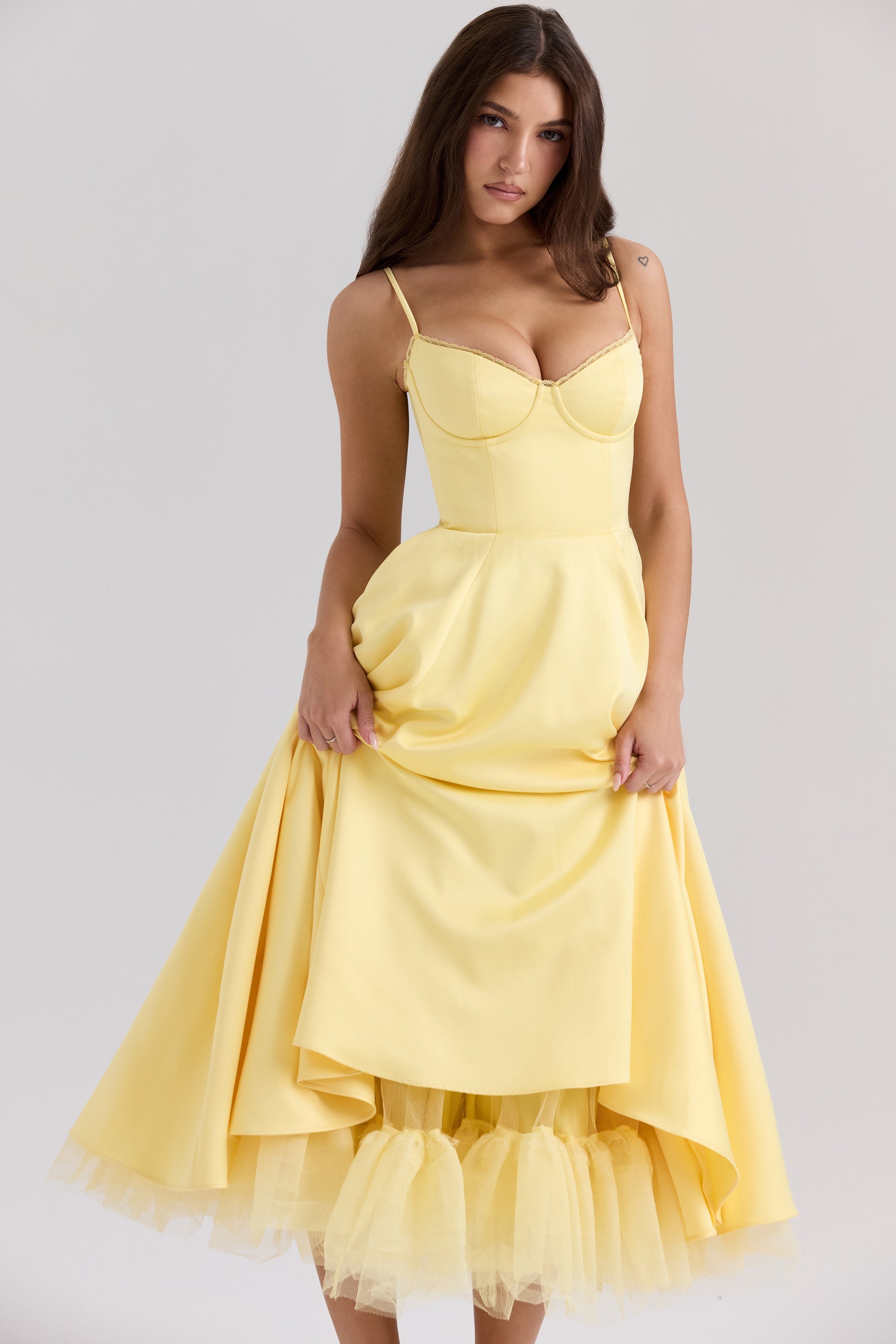 Cindy Tulle Midi Dress
